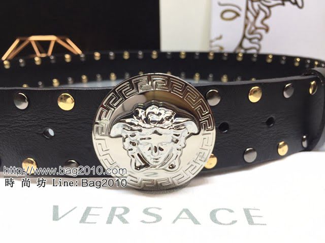 VERSVE男士皮帶 範思哲高端時尚皮帶 範思哲Versace美杜莎頭像裝飾  jjp1290